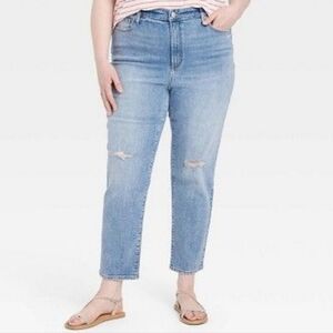 Women's 17 High-Rise 90's Slim Jeans - Universal Threads - Medium Wash Blue-17R